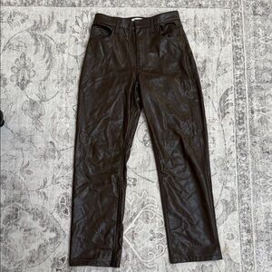 A&F - 90s Straight Ultra High Rise (brown)